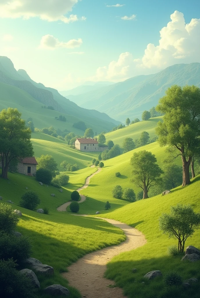 Background where Jesus told parables without people, just the background.