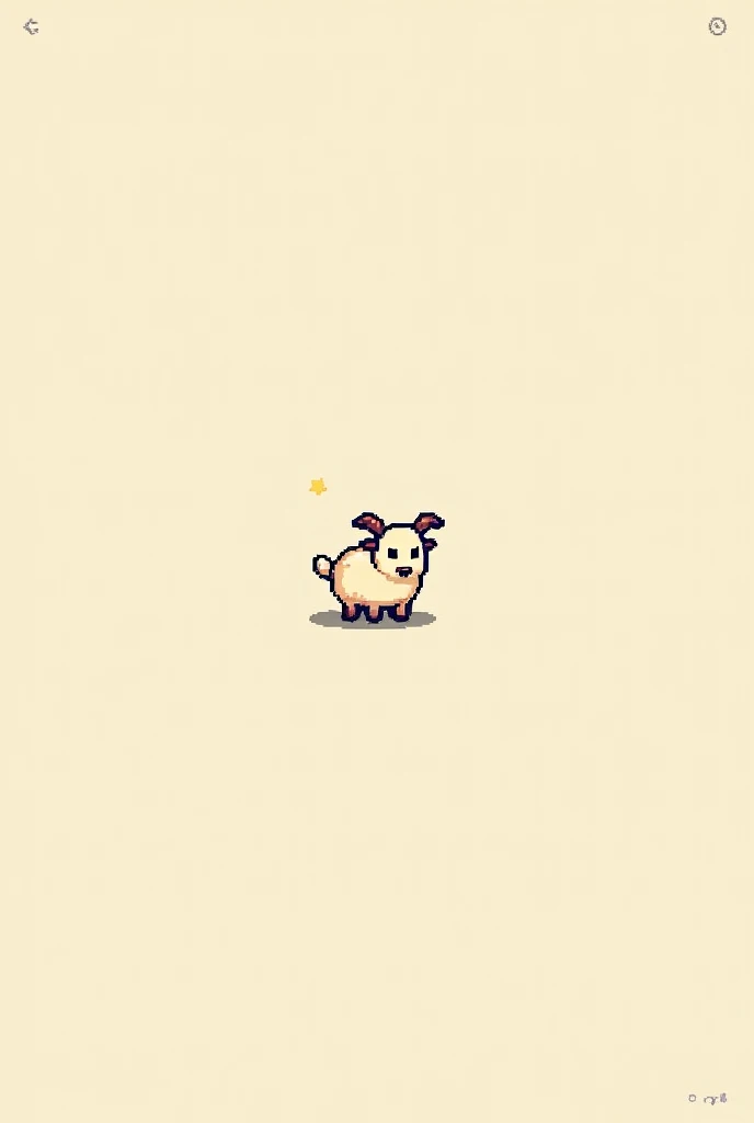 A cute pixel goat
