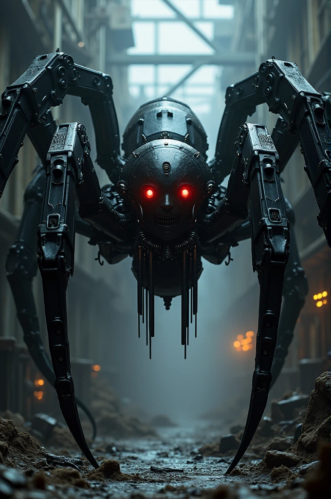 Professor Moriarty as spider robot, 