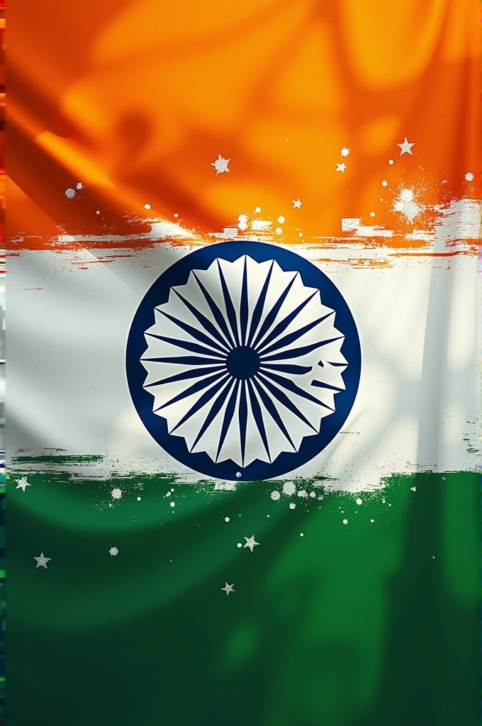 Ajay Kumar name in indian flag colour