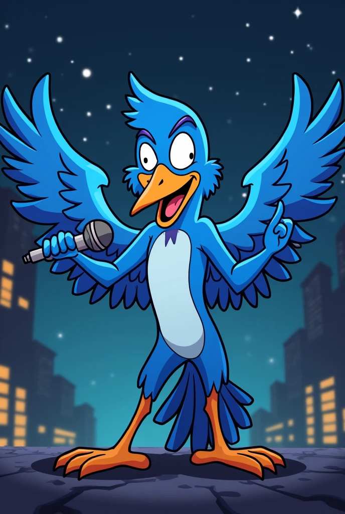 Image for music and rap battle YouTube channel Mordecai from Regular Show