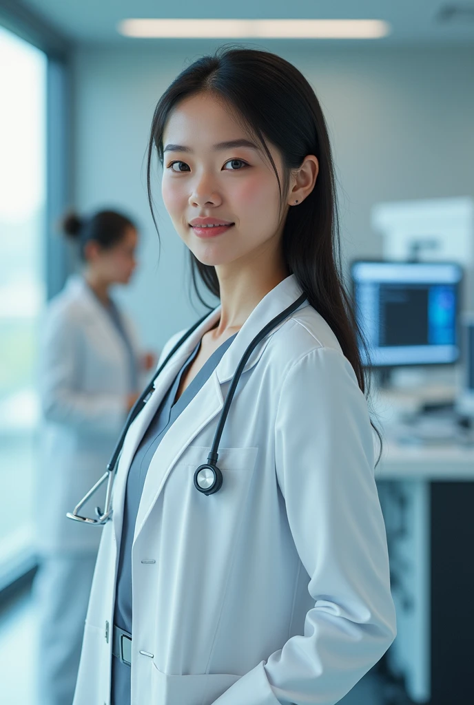Ai doctor girl with name wabra