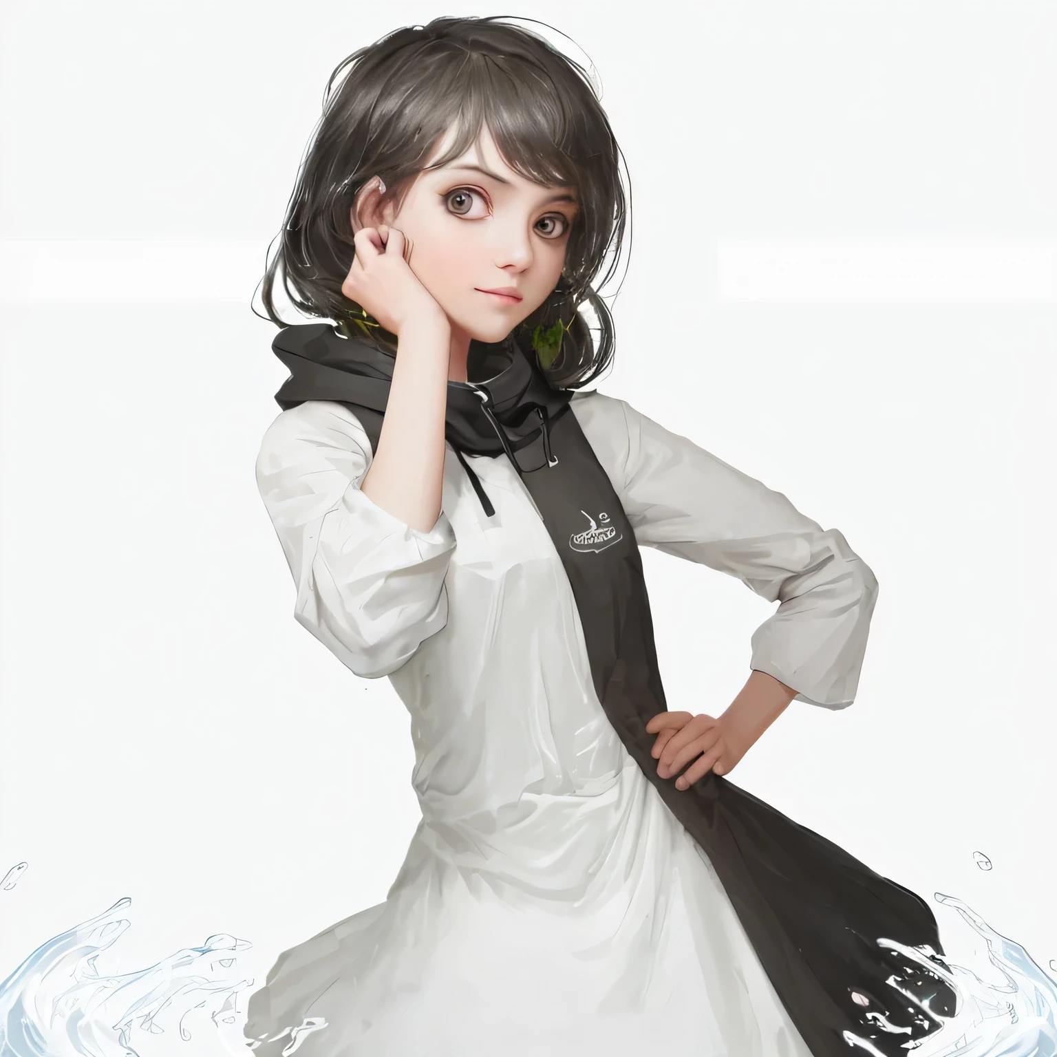 Remove watermark and add background
