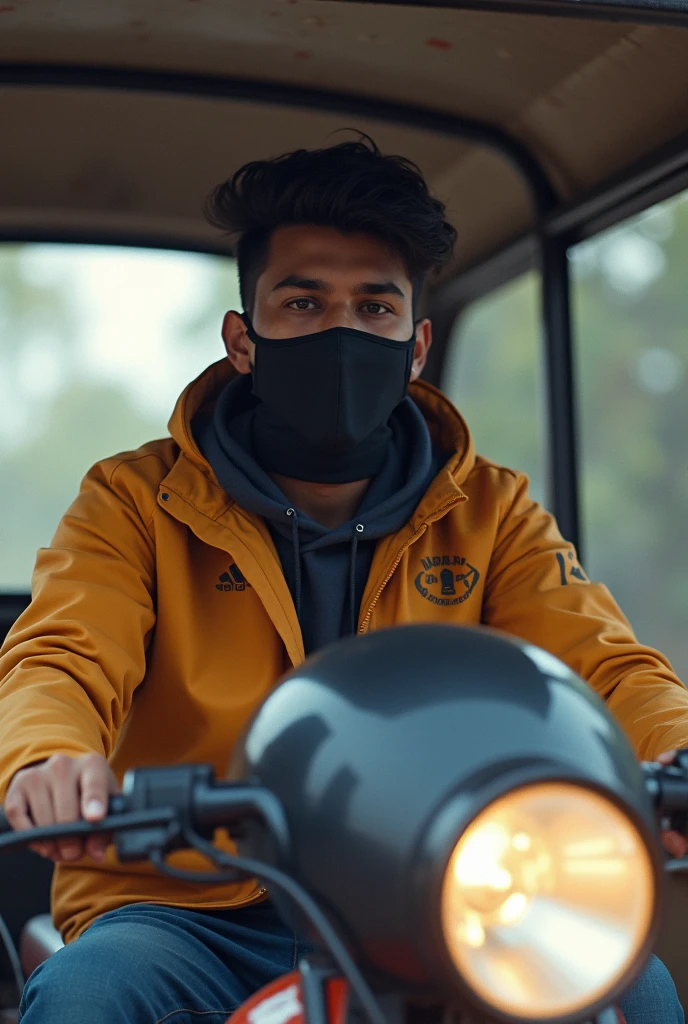 Black belajar ankho PE kala chasma hath me normal gadi bal jada bade nahi chahre pe black mask gardan tak nahi age 21 saal ladka indian hona chahiye body bakiyo ke jaisa jaisa age hai