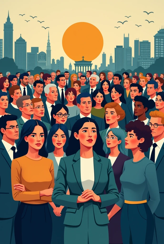 Poster na nagpapakita Ng lipunang politkal at subsidiarity at pagkakaisa
