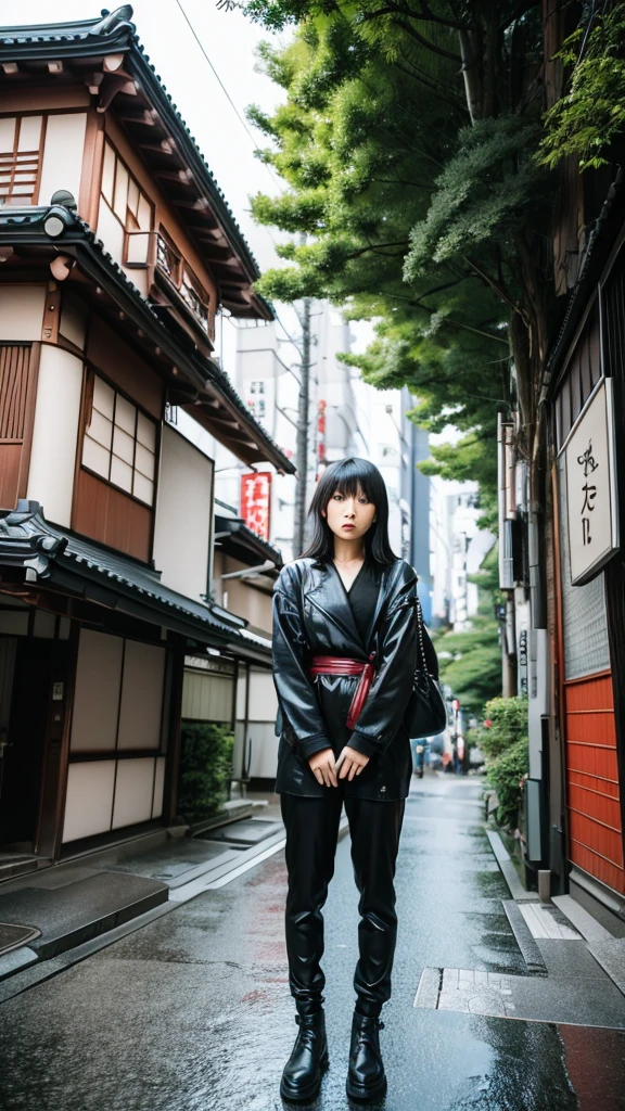 scared Tokyo Legends landscape photo shoot