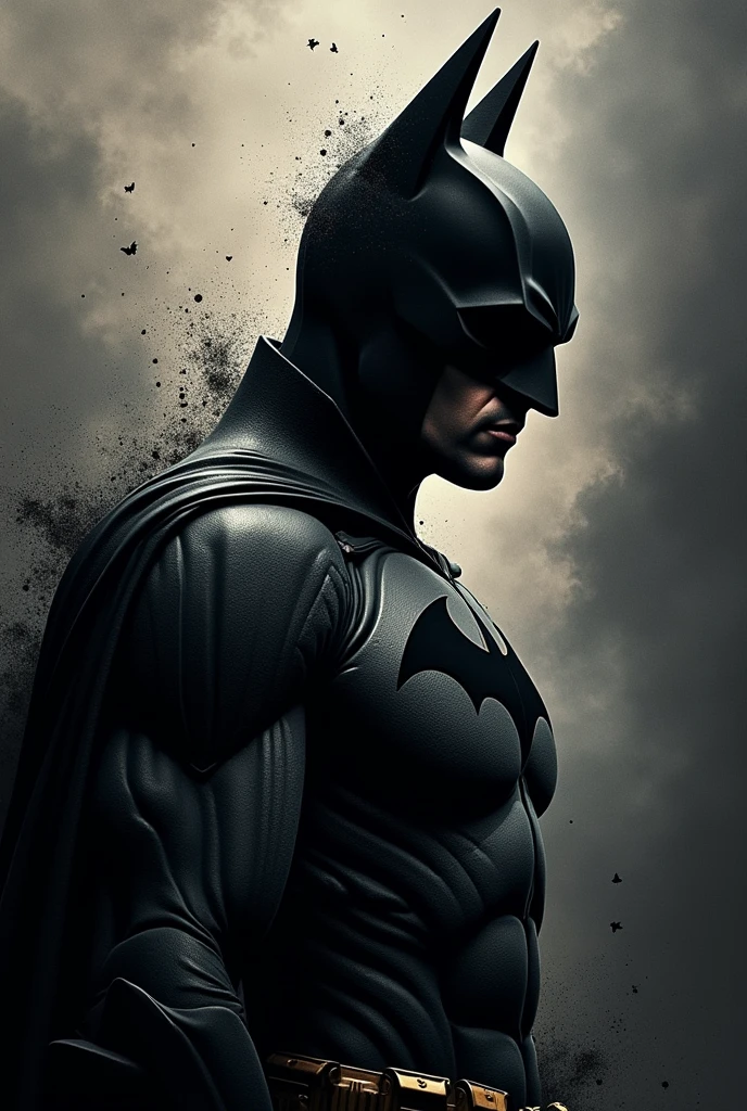 Batman Description Typographic artwork for the university