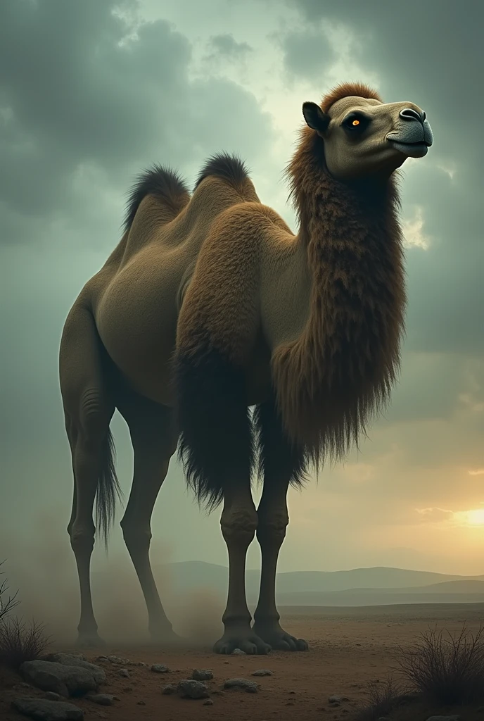 The camel becomes very sad, then decides to annihilate humans!!