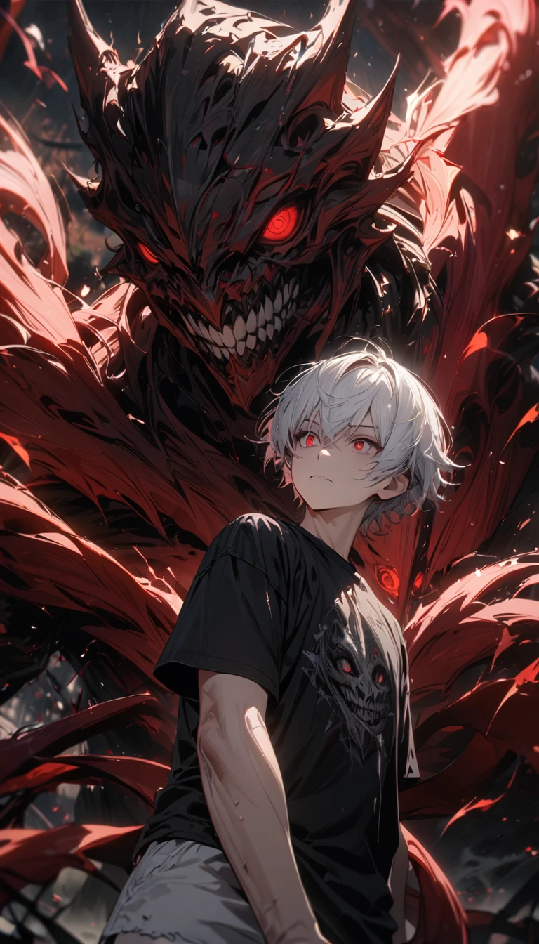 Ghost hones his powerful rage in the style of Rubens, eerie glowing red eyes, filtro rosa --chaos 10 --style raw --stylize 600