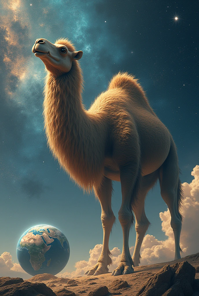 Camel bigger than the earth