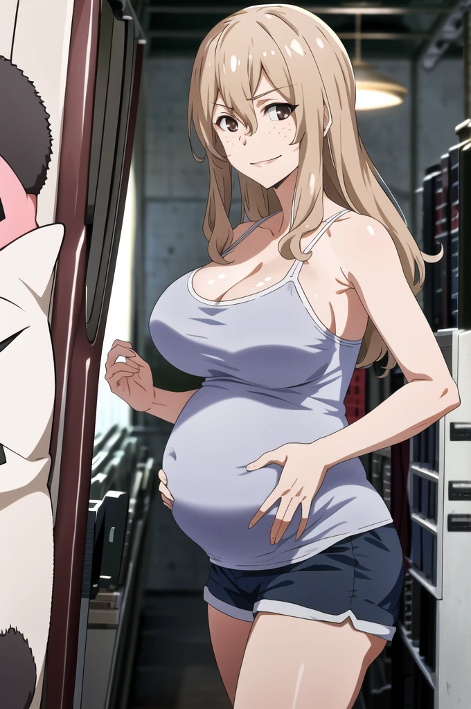 Asuna、Pregnancy、dripping cum、Take off your clothes、Open your crotch、Open 、In the tavern