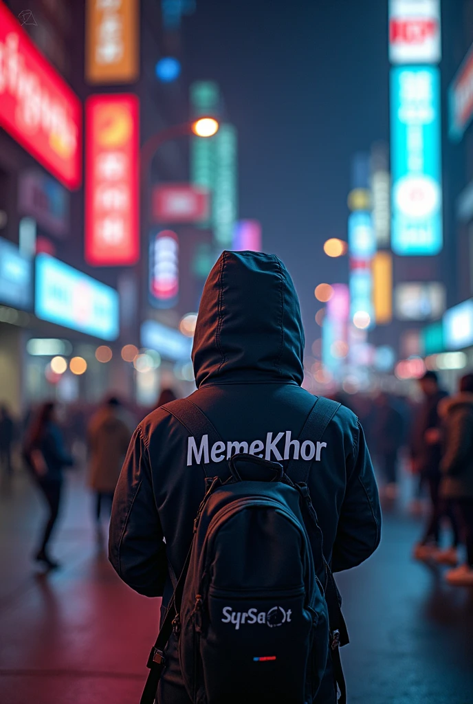 Create a photo MemeKhor's written on it