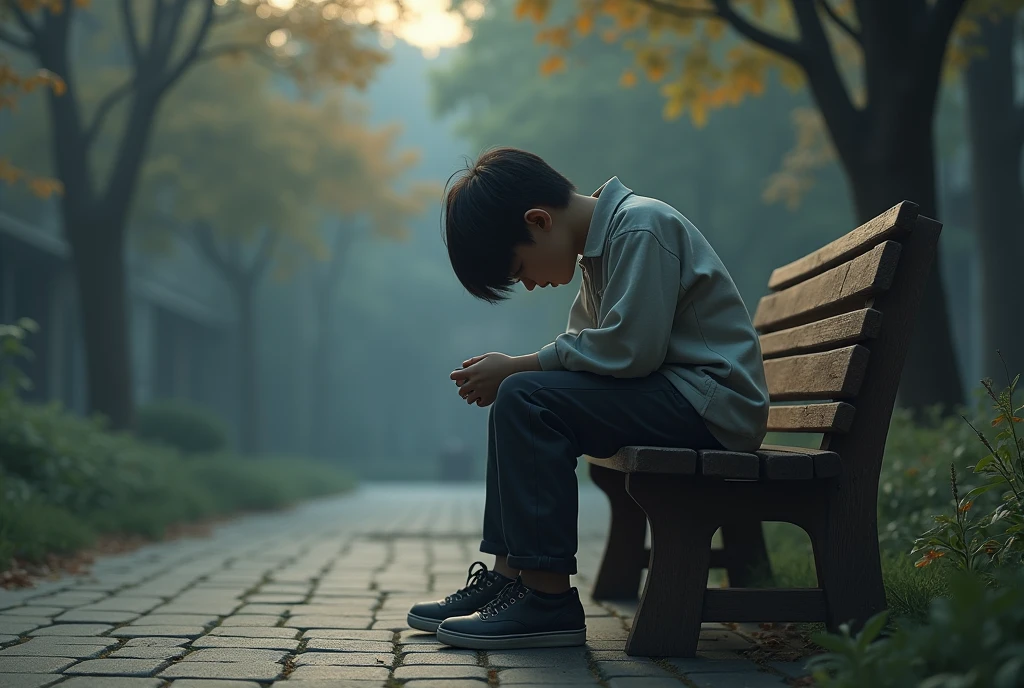Ella sees a lonely boy sitting by himself.