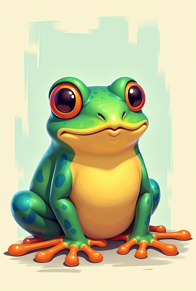 Create a frog NFT icon 100