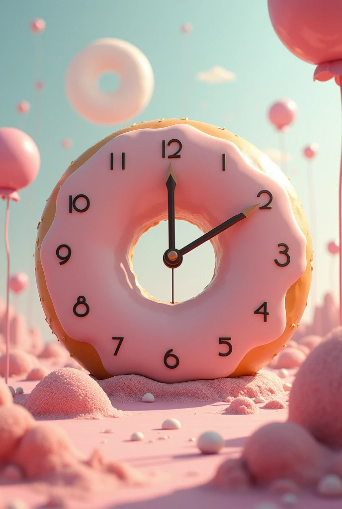 donut hint clock