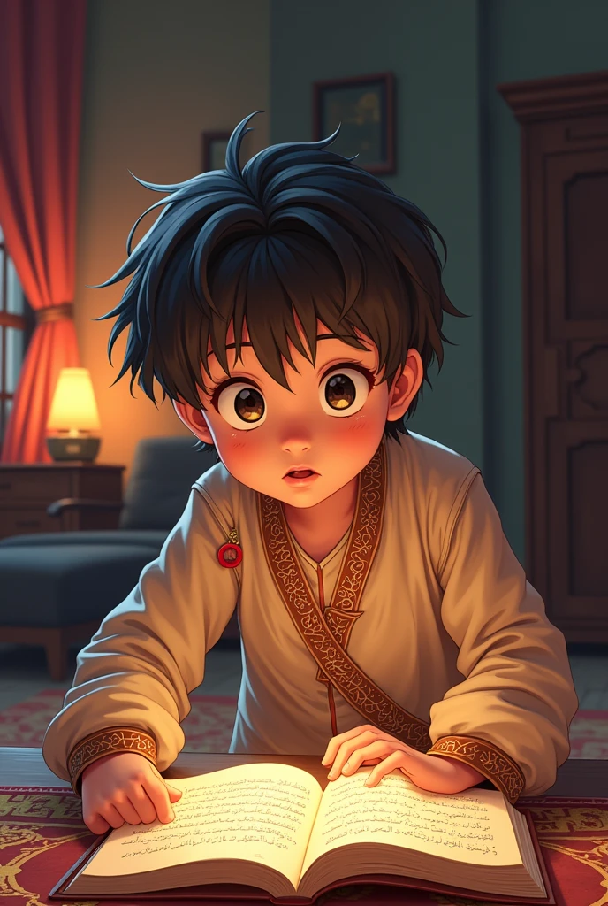 Anime boy from bahrain watching Tales of the Blacksmith's Son
