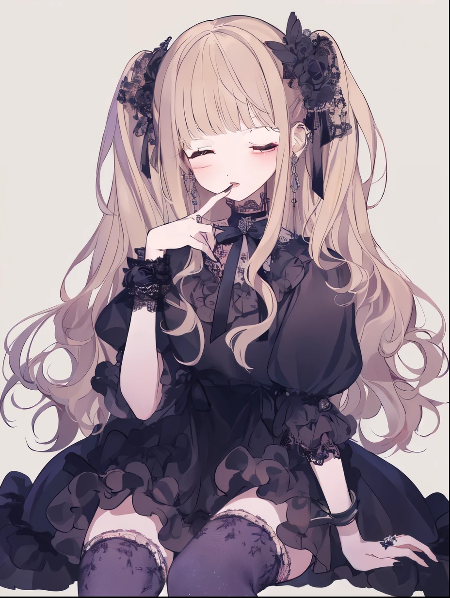 Eyes closed