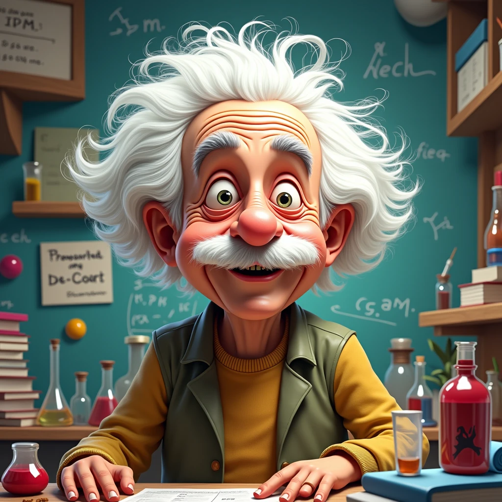 Funny picture of albert einstein 