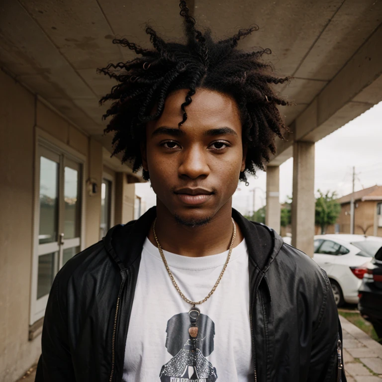 black boy with kinky hair