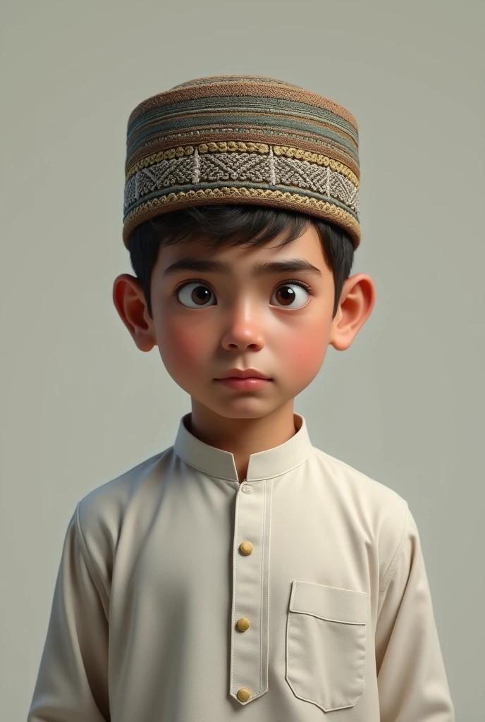 পাঞ্জাবি টুপি মাদ্রাসার ছাত্র দাড়ি ছাড়া