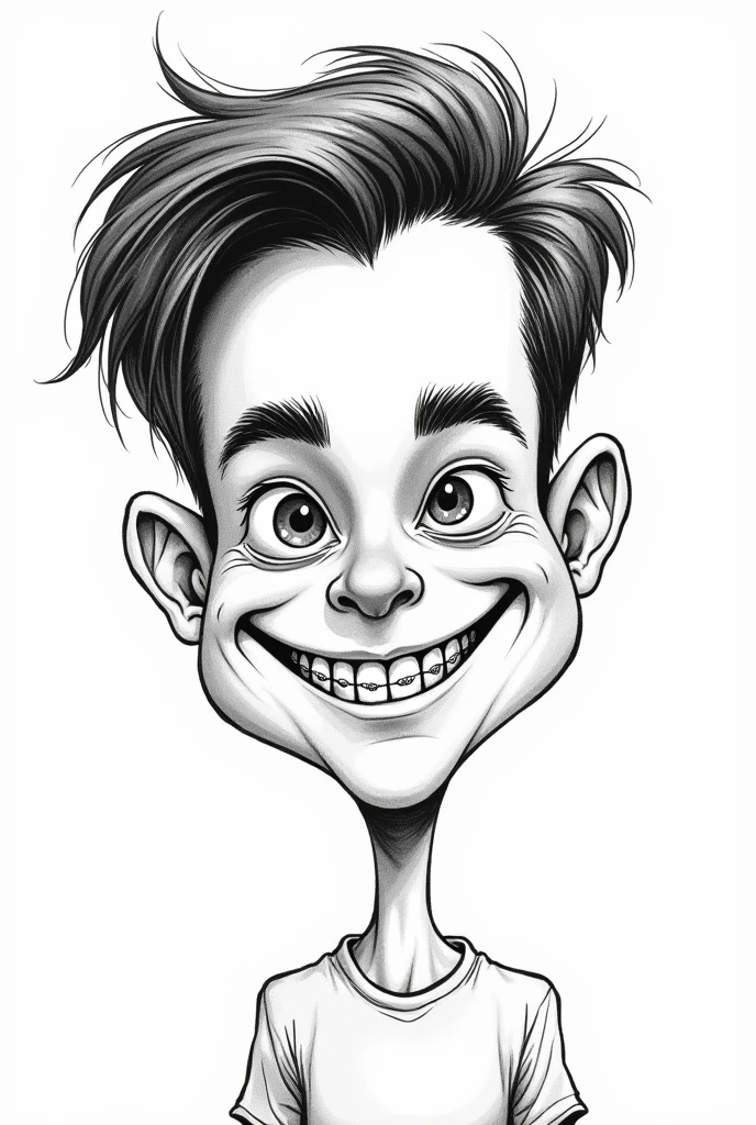 A caricature drawing of a -yeld bo