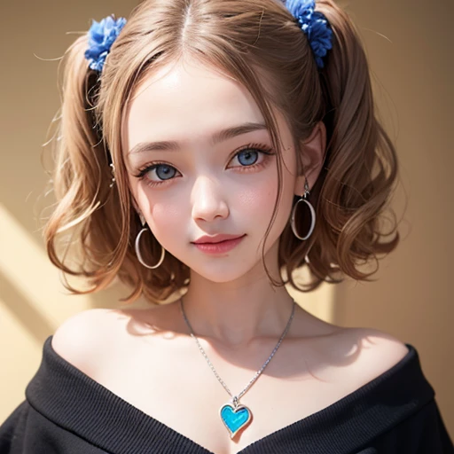 Off the shoulder、Only the face、Wide forehead、short hair with twin tails、Long bangs、Blonde、Double、blue eyes、Silver earrings、Get angry、smile、Bangs standing、The bangs are up、eye shadow、Xiaowa、Wide forehead、naked、Heart Necklace、Brown Hair、Curly bangs、Tattoo、Wide forehead、Show your forehead、Narrow eyes、No bangs