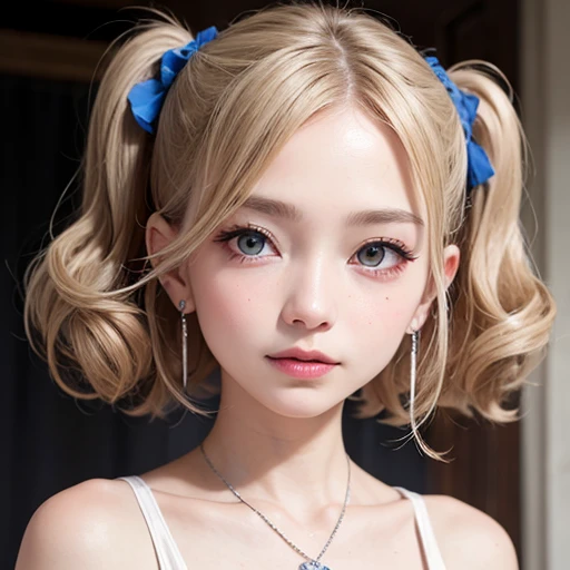 Off the shoulder、Only the face、Wide forehead、short hair with twin tails、Long bangs、Blonde、Double、blue eyes、Silver earrings、Get angry、smile、Bangs standing、The bangs are up、eye shadow、Xiaowa、Wide forehead、naked、Heart Necklace、Brown Hair、Curly bangs、Tattoo、Wide forehead、Show your forehead、Narrow eyes、No bangs