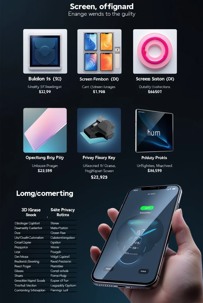 Here’s a title for the screen guard offers:
**"Unbeatable Screen Guard Offers at SK TECH ENTERPRISES: 5D Glass at Rs.100, Matte Glass at Rs.200, Privacy Glass at Rs.300!"**