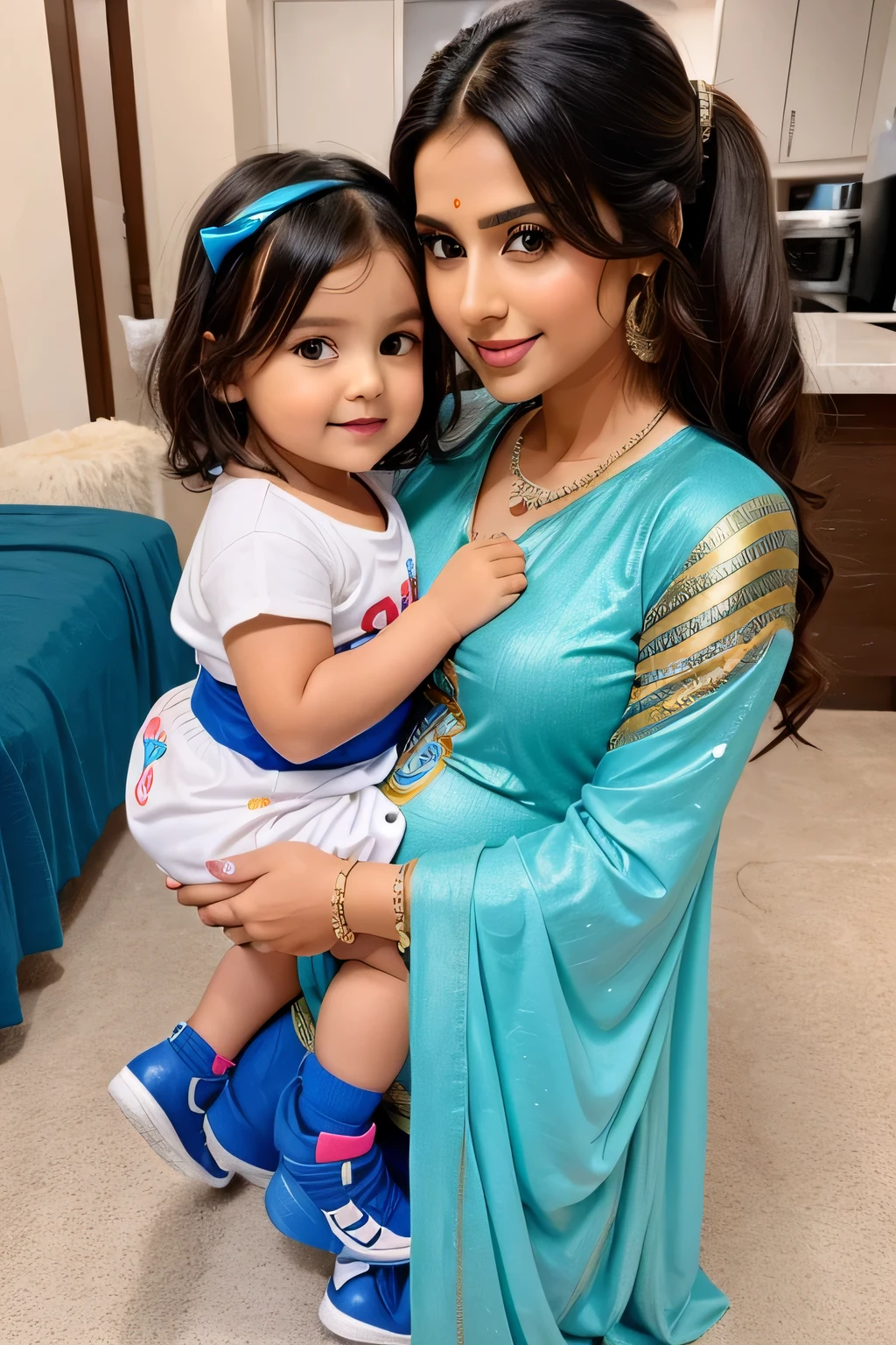 10 years cute beautiful super bowl girl with cute cute little baby with pregnant with stylish colour full modern chudidhar with straight full size cute hot pic