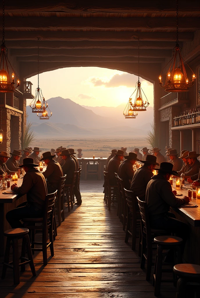 Masterpiece, Best quality, 8K, Photography, ultra realistic，western tavern