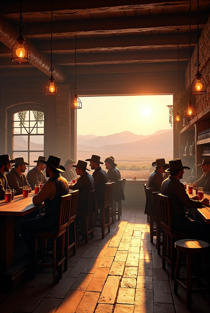 Masterpiece, Best quality, 8K, Photography, ultra realistic,western tavern