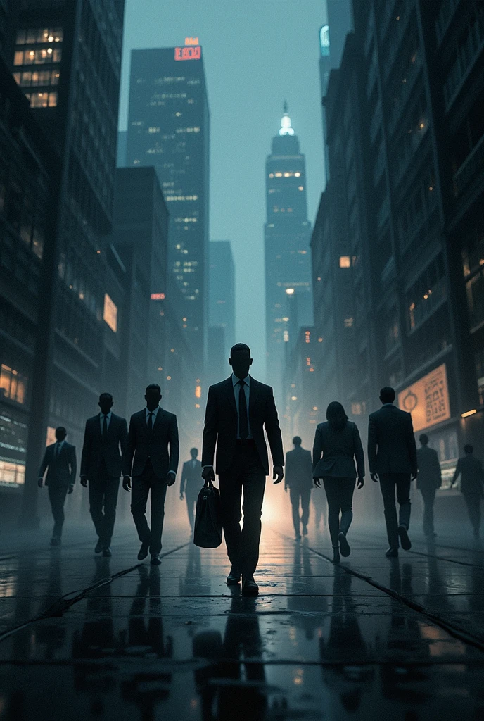 Create an image for a dark channel where the niche is finance. The name of the channel is Greater Wealth