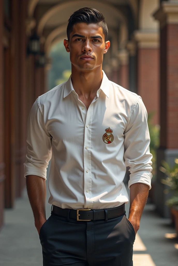 Cristiano Ronaldo, a student at a school named Lawyer Murat Ülgen