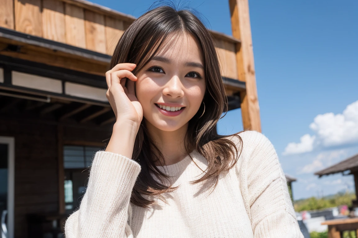 ((Highest quality、8k、masterpiece:1.3))、slimカップル、modelカップル、(Realistic, Intricate details:1.2),Japanese sake、Sake Glass、 Japanese food、Buckwheat、Japanese sake、Shochu 、Beautiful view of the sunset sky and clouds、A bright smile、The wonderfulness of smile、Bright image、Beautiful Face, blue eyes, The light shines on your face, blush, short hair,Bright Face、 (Age 37), Age 34, sparkling wine、Two beauties、Brown Hair、Shortcuts、Long sleeve shirt、dress、Beautiful woman 1, (slimな顔), (The body is slim), (Brown Hair), (Shortcuts), cheeks turn a little red,Attractive beauty、restaurant, In a prominent place (From the waist up) Nova Frog Style, actress, model, Upper Body, White wine, slim, smile, (smile: 1.15), Beautiful fine grain, Depth f/2,saturation, High Contrast, Strong light and shadow,Moist Body:1.5、3D texture、Delicate eyes、Brown Hair、The hair is very shiny、