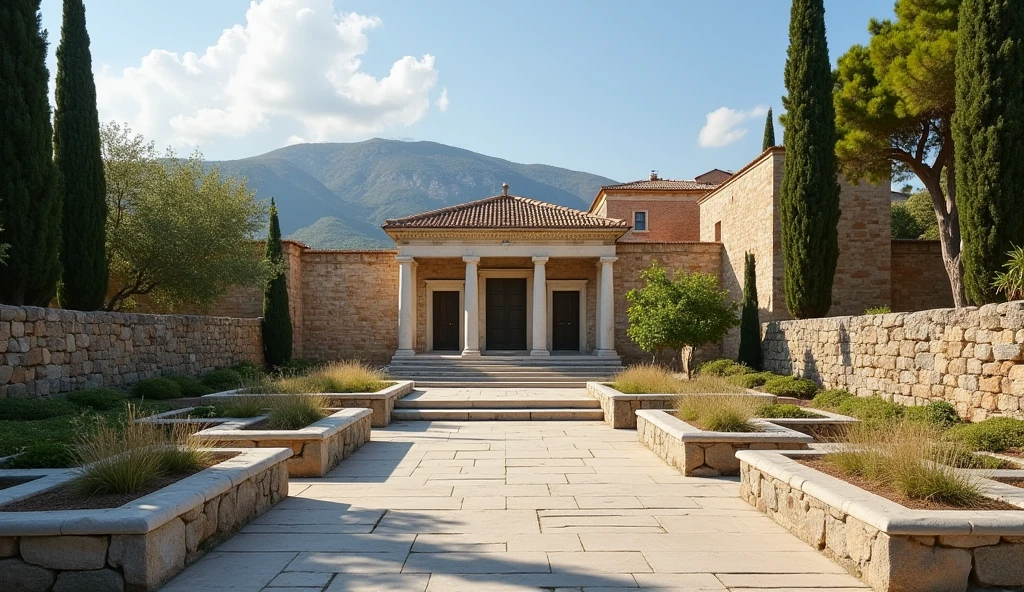 Square where people discussed things in Athens in ancient Greece