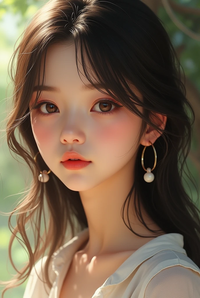 Dear ai create image with asian teen girl