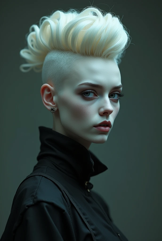 Zombie girl, 16 years, no injuries, pale skin, Pancake Hair, Not enough clothes.
a high resolution, 4K resolution, high detail, Darker Colors.