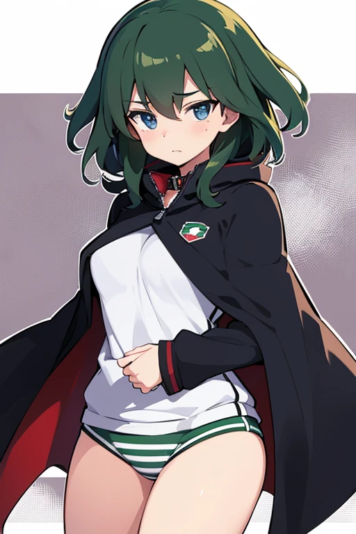 Cloak of Disrobement, Girls&Panzer,((training)),stripe,
