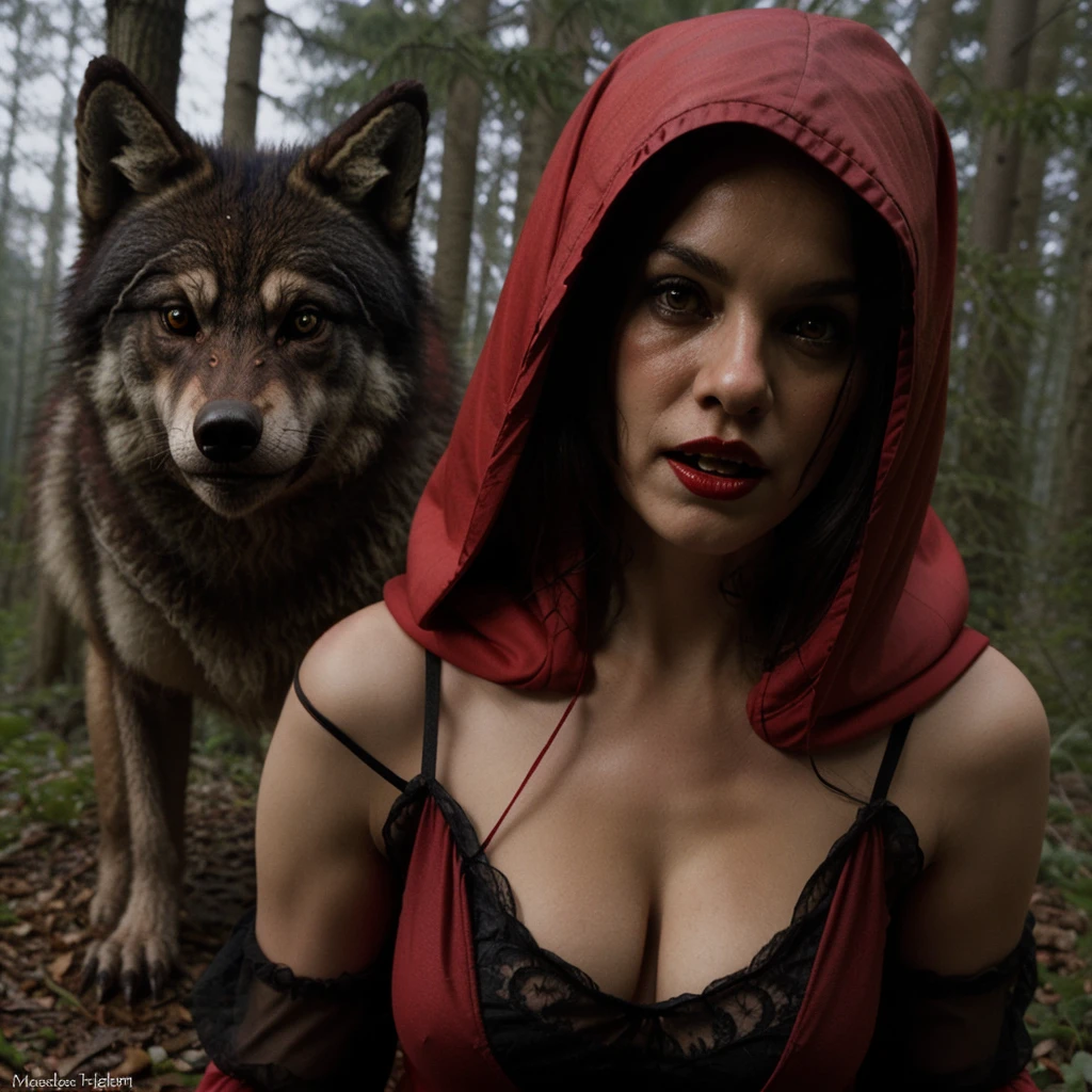 Red riding hood werwolf horror 