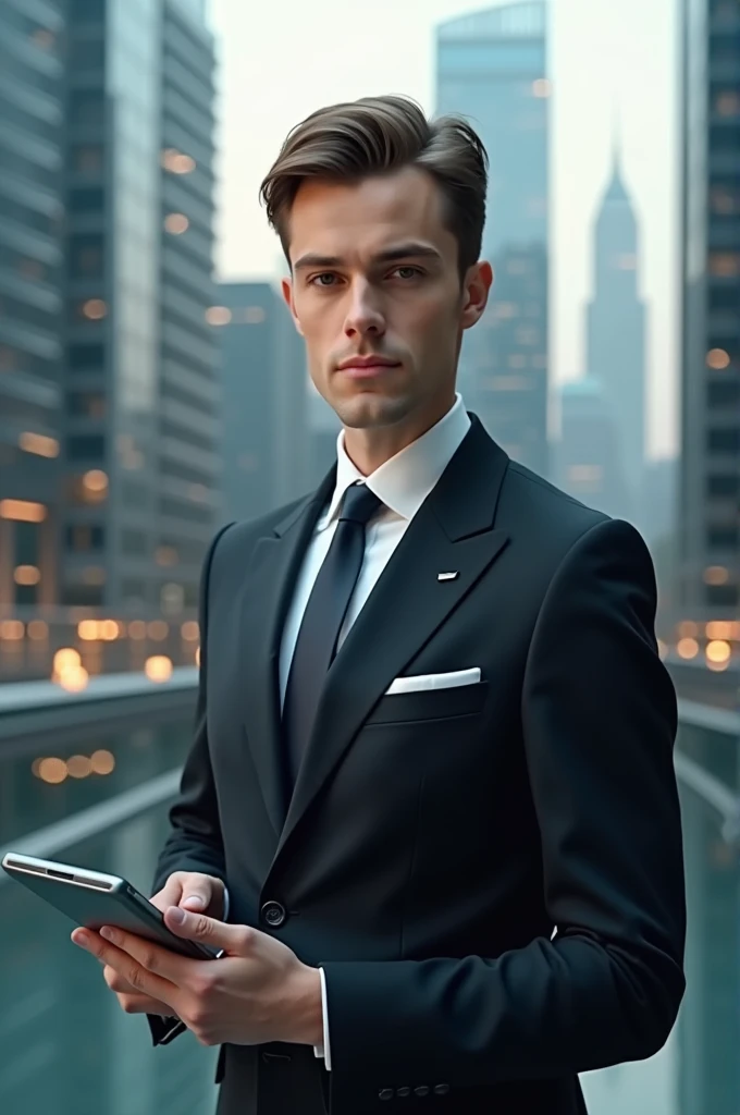 Create an avatar of a person about finance 
