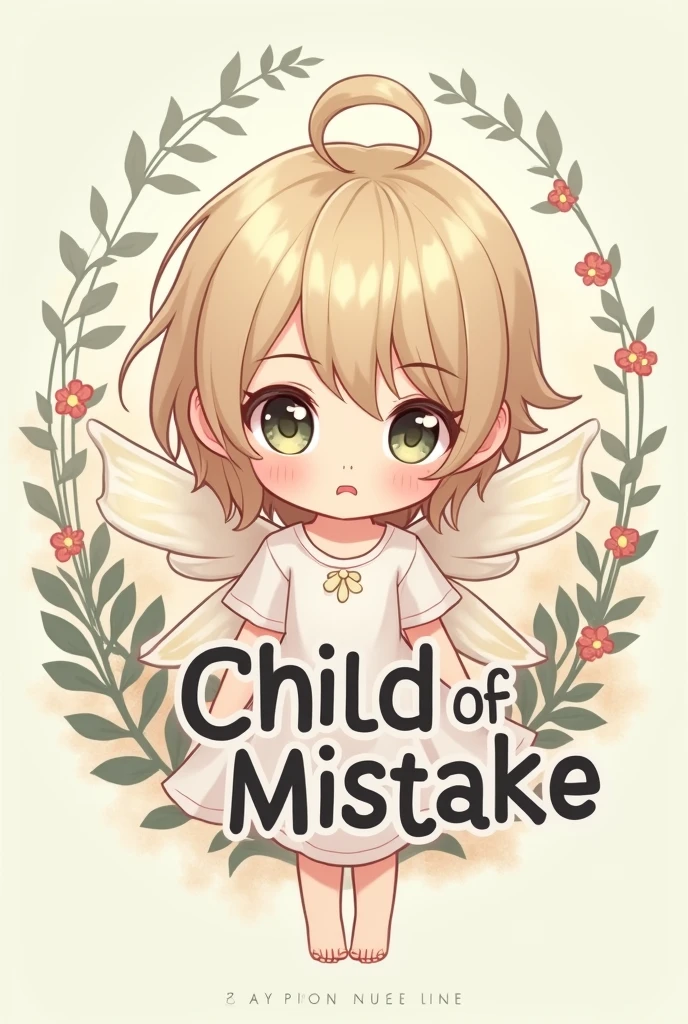 anime「My Favorite Child」Using the title logo of「Child of Mistake」という架空animeのタイトルロゴを作成