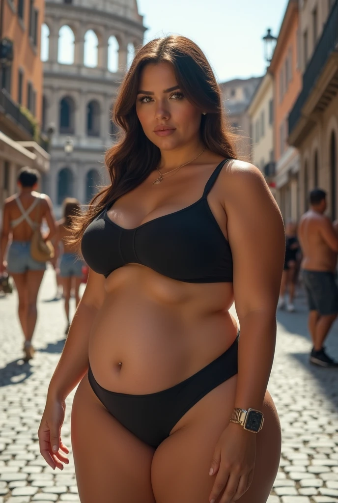 a group of Indian BBW in lingerie sets posing for a picture, victoria secret runway show, black man in the left side is about 50 years old, featured on instagram, as far as the eye can see, uncropped, taken in night club, full figured,hindu aesthetic, real life picture,UHD