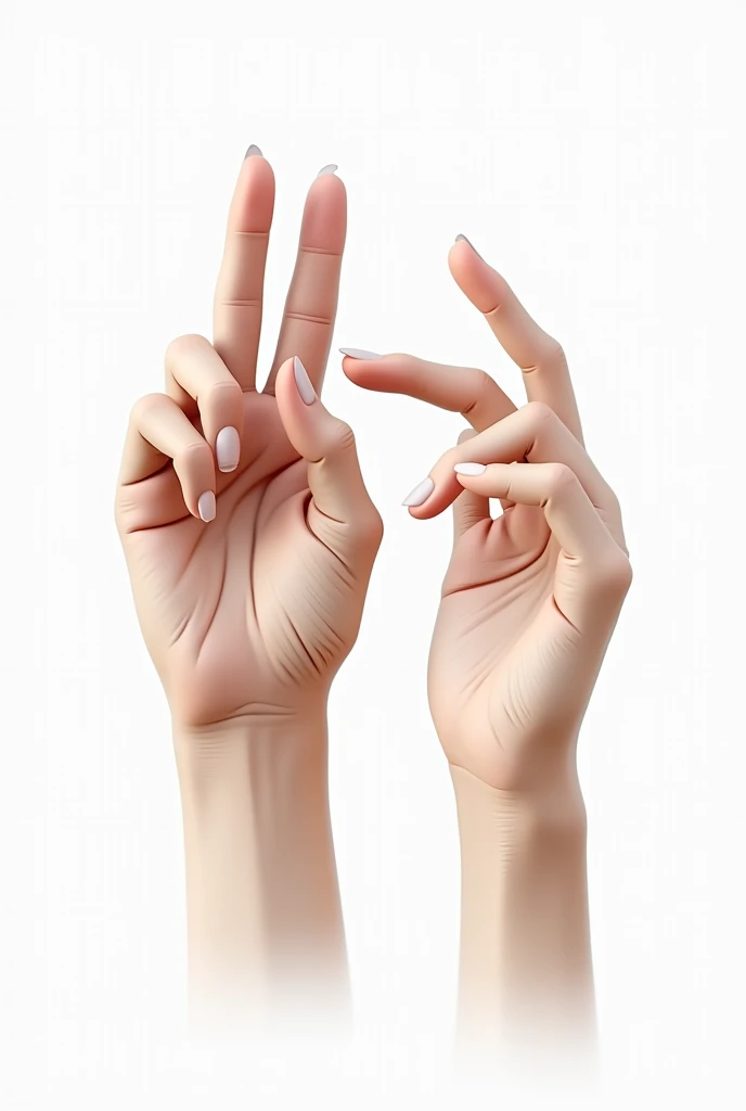 Create a Libras image with only hands signing movements without a face., remove the background of the hd full image 