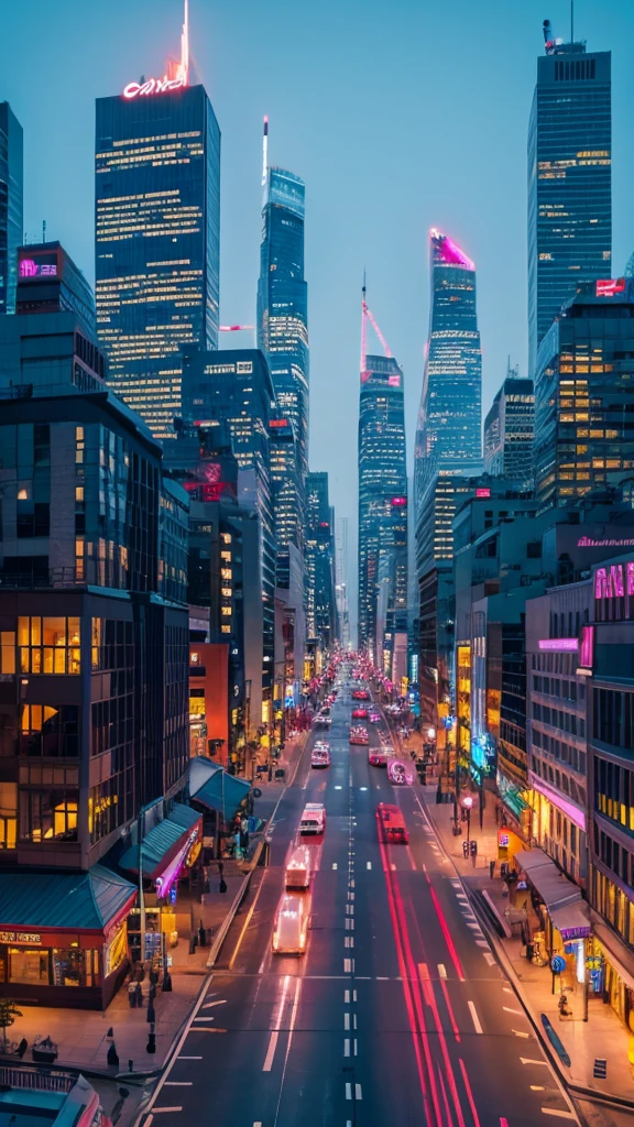 futuristic city, neon city, masterpiece, Best Quality, 4k, realist, very aesthetic