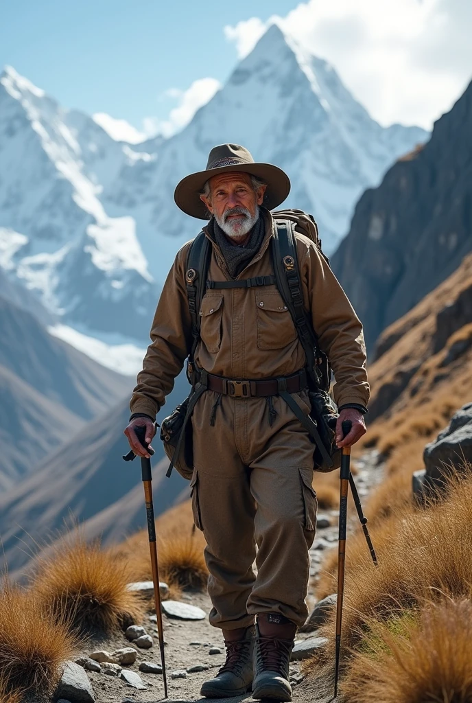 Nepali man with tracking