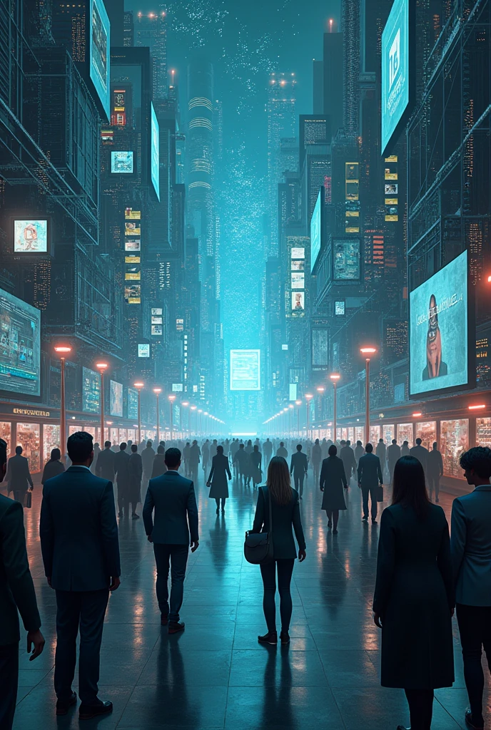 Create an image based on the movie The Social Dilemma.