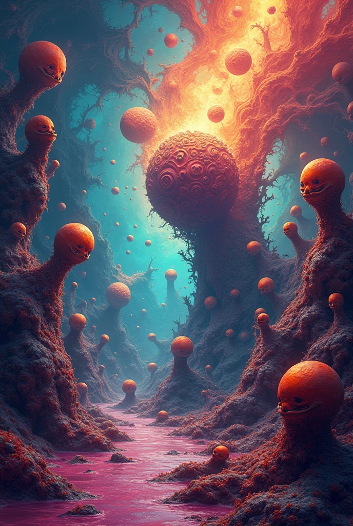 psychedelic image that causes strange sensations