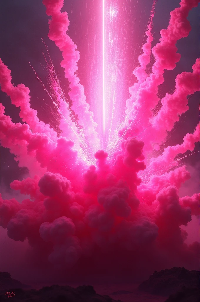 Pink explosion