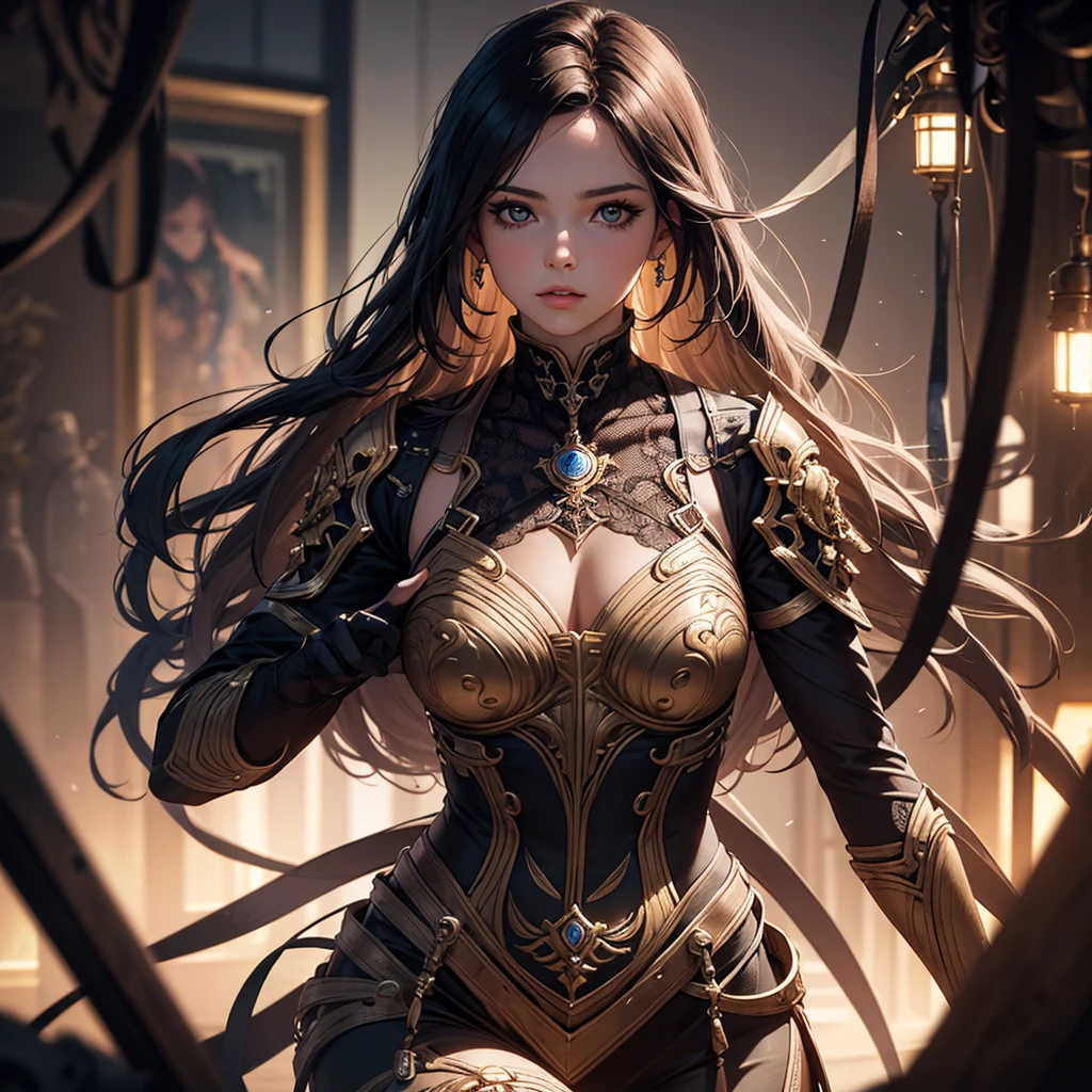 CG, Unity, 8k, wallpaper, Highest quality, masterpiece, Lovely lady, 18-year-old, (Realistic), Best lighting, Complex pupil, Intricate weaving, Detailed Background,A composition that shows the whole body,One Woman,Full Body、retropod、Machine