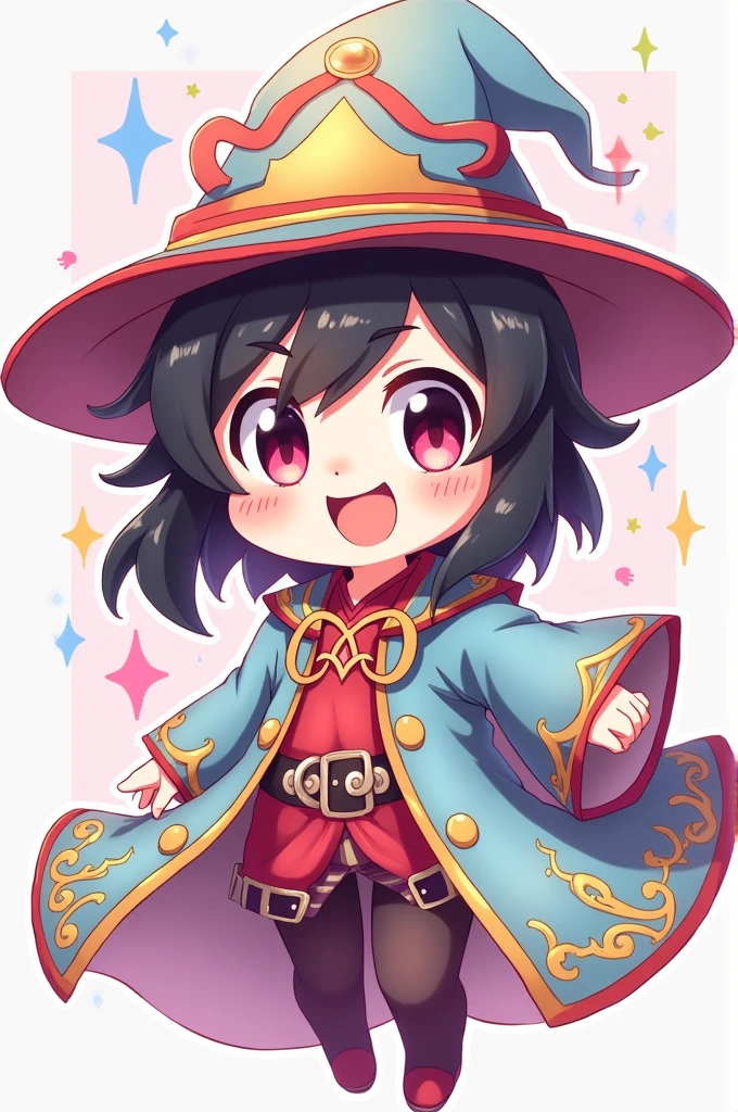 Character based on the anime Magical Taruruuto-kun、Please create an icon for SNS。Upper body only image。